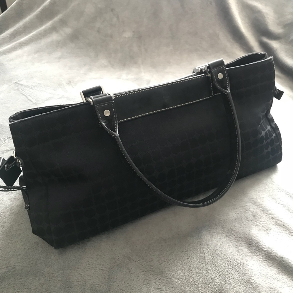 Vintage Kate Spade Black Dot Noelle Handbag